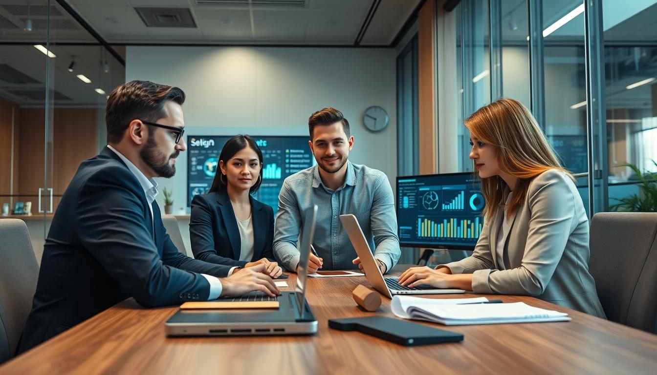 Enterprise software dashboards and business process automation